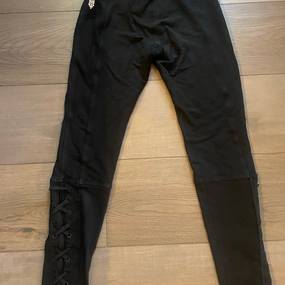 FP Movement Black Lace-Up Leggings - Picture 2 of 6